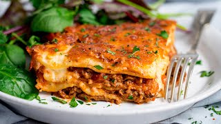 Easy Homemade Lasagne Recipe  Perfect Family Comfort Food [upl. by Aelaza368]