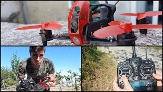 Drone MINI racing fpv  Prova Walkera Rodeo 110 ita [upl. by Nicol]