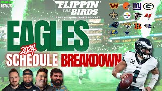 Eagles’ Schedule BREAKDOWN Can Philly run the table  Flippin’ the Birds [upl. by Neetsyrk]