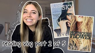 ADDICTED  CALLOWAY SISTERS SERIES  Reading Vlog Part 2 of 5 [upl. by Anabelle361]