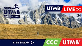 HOKA UTMB MontBlanc 2024  English Live 🇬🇧  CCC amp UTMB  2 [upl. by Ibocaj]