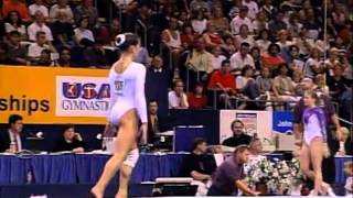 Dominique Moceanu  Floor Exercise  1998 US Gymnastics Championships  Women  Day 2 [upl. by Nnave]