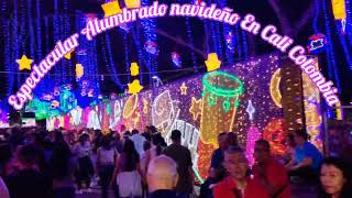 Espectacular Alumbrado de Cali calicolombia feriadecali viralvideo fiestas salsa musica [upl. by Ennahgiel]