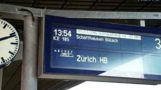 ICE Ersatzverkehr Bahnhof Singen [upl. by Shaum248]