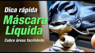 DICA DE MÁSCARA LÍQUIDA QUE FUNCIONA  Rápido e fácil de usar [upl. by Brose]