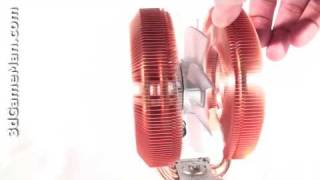 1047  Zalman CNPS9900 LED CPU Cooler Video Review [upl. by Valora664]