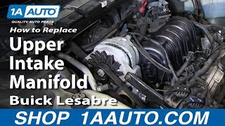 How to Replace Intake Manifold 9605 Buick LeSabre [upl. by Akire375]