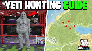 All 5 Yeti Hunt Locations Easy 100000  YETI OUTFIT  GTA Online Christmas Treasure Hunt Guide [upl. by Melcher588]