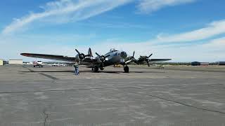 B17 Flying Fortress Turboprop Startup [upl. by Lewison]