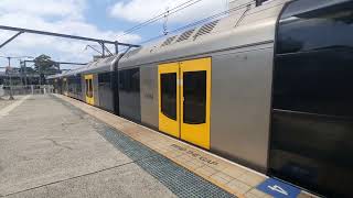 Sydney Trains Tangara T88  T49 Departs Hurstville [upl. by Annoynek]