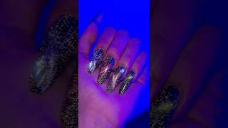 Así hice mis uñas de GALAXIA 💫🔮 [upl. by Drazze]