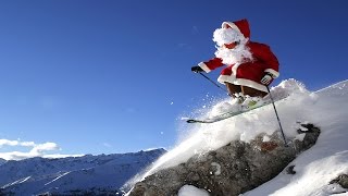 LE PREMIER PÈRE NOËL APERÇU SUR DES SKIS [upl. by Diarmit811]