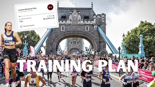 London Marathon 2024  my training plan and goal [upl. by Richel]