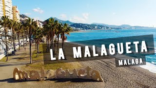 Malagueta Beach Malaga  Playa de la Malagueta  SPAIN 🇪🇸 [upl. by Agni]