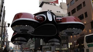 Flying Car Based on 1920s Luxry Car by Lazzarini Design Studio [upl. by Yuk248]