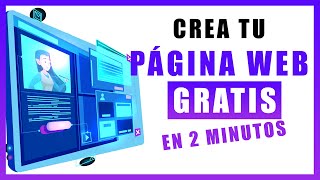 Cómo crear una PÁGINA WEB GRATIS en menos de 2 minutos 🚀2024 ⚡️Profesional Rápido y Seguro ✅ [upl. by Jeggar]