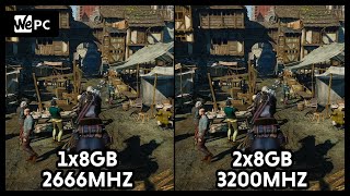 3400G APU 1x8GB 2666MHz vs 2x8GB 3200MHz RAM [upl. by Ursulette]