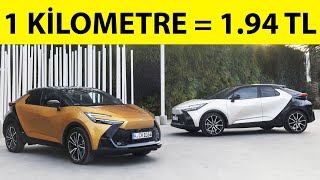 Yeni Toyota CHR  Ekonomi Kralı  Kilometrede 194 TL Yakan Otomobil  Alınır mı [upl. by Medovich]