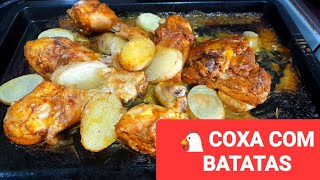 coxas de frango com batatas [upl. by Byrann]