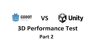 Unity vs Godot 4 3D performance test Part 2 With Godot 4 export binary release [upl. by Akelahs]