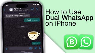 How to Use dual WhatsApp in iPhone 2024 [upl. by Hung856]