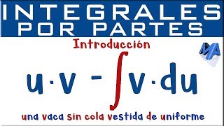 Integración por partes  Introducción [upl. by Odlabso]