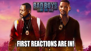 Bad Boys Ride or Die FIRST Reactions Are In [upl. by Ardnikal548]