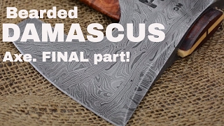 MOSAIC DAMASCUS AXE Final video 💥💥 [upl. by Merriam23]