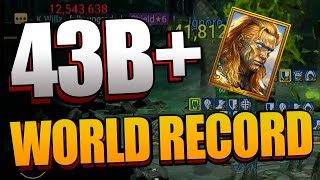 43 BILLIONS NEW HYDRA NIGHTMARE WORLD RECORD  Raid Shadow Legends [upl. by Ettedualc]