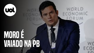 Moro é recebido com vaias e gritos de traíra em João Pessoa na Paraíba [upl. by Soalokin]