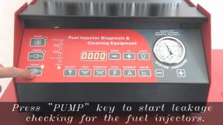 HP6 Fuel Injector Diagnosis amp Cleaning Equipment Video [upl. by Yecniuq435]