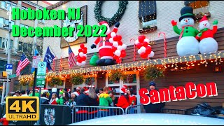 SantaCon Hoboken NJ  New Jersey December 2022  Christmas Edition [upl. by Debo97]