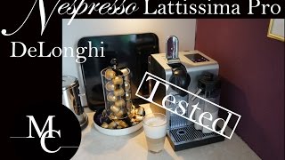 Nespresso Lattissima Pro Deutsch  Review Test u Kaufberatung  Lattissima Pro vs Lattissima [upl. by Odlauso806]