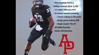 Terrell Watson  RB  Azusa Pacific University Watson4Harlon [upl. by Ahseiyn633]