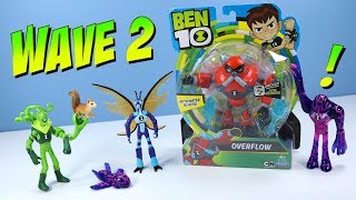 Ben 10 Reboot 2017 Action Figures Overflow Upgrade Wildvine amp Stinkfly Review [upl. by Gavini]