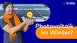 PhotovoltaikAnlage im Winter  EnBW EWissen [upl. by Cyd]