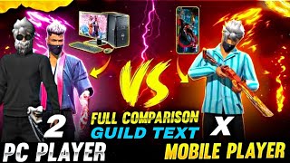 X Sneaky 1vs2 Guild Text 😳  Mobile Player vs 2 Pc Player 🤯 Hacker Gameplay 🔥✅ [upl. by Aicetel634]