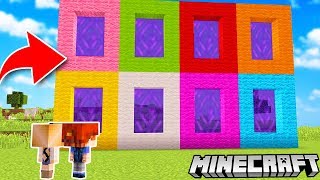 8 NOWYCH PORTALI W MINECRAFT 😱 CZY UDA NAM SIĘ DO NICH WEJŚĆ  Vito i Bella [upl. by Honeyman327]