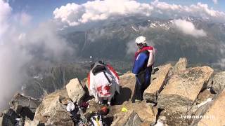 1er saut du sommet des Drus  Géraldine Fasnacht et Julien Meyer [upl. by Flss835]