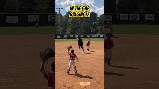 RBI Single in the gap 8u Acworth AllStar Select 8u [upl. by Ahsinak]