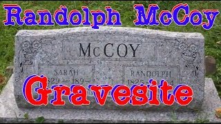 Randolph McCoy Grave Site   Hatfield and McCoy Feud [upl. by Reagen]