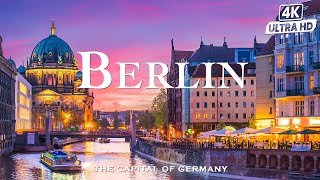 Berlin 4K VIDEO  The capital of Germany • Amazing Aerial Film  Peaceful Piano Music [upl. by Satterfield12]