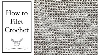 Filet Crochet Tutorial   DivyneCrochet [upl. by Adnovad871]