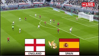 🔴LIVE  ENGLAND vs SPAIN I UEFA EURO 2024 FINAL MATCH I MATCH STREAMING I eFOOTBALL PES 21 GAMEPLAY [upl. by Atalanti134]