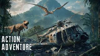 A plane crash threw them on a tropical island full of dinosaurs  Survival Adventure Film [upl. by Oiril897]