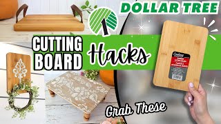 5 Brilliant DOLLAR TREE DIYS Using Bamboo Cutting Boards [upl. by Dibb311]