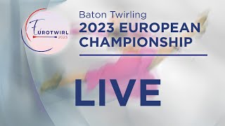 Championnat dEurope Twirling Bâton 2023 Jour 2 Matin [upl. by Akirat]