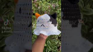 Crochet a cat hat with me 🐈✨ crochet cats [upl. by Gasper]