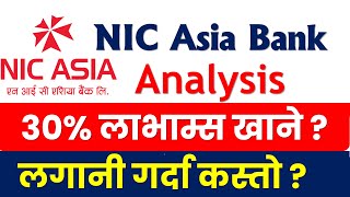 Fundamental amp technical analysis of NIC Asia bank  best bank for long term invest Share techfunda [upl. by Lodge780]