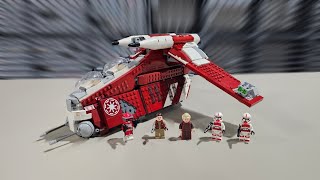 Coruscant Guard Gunship World Record Speed Build  75354 [upl. by Heffron]